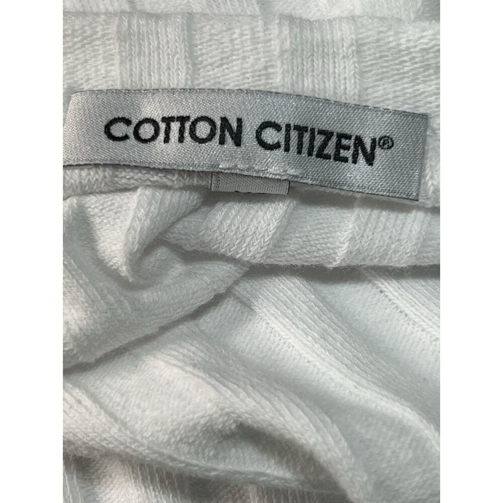 Cotton Citizen White Cropped Long Sleeve Robed Shirt Size XS NEW - Picture 4 of 4